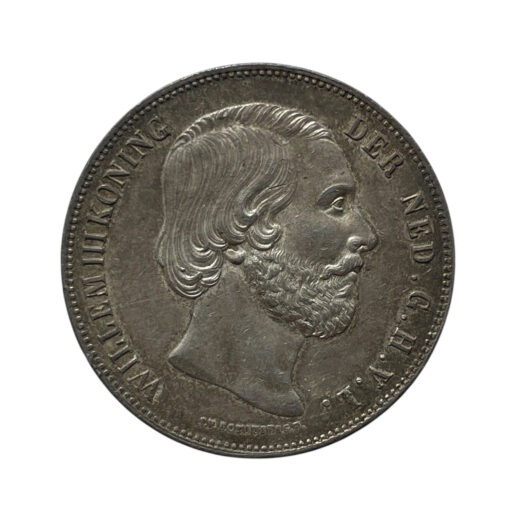 Netherlands Two and a Half Guilder 1859 - Image 2
