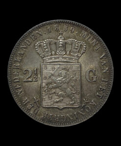 Netherlands Two and a Half Guilder 1859 - Image 3