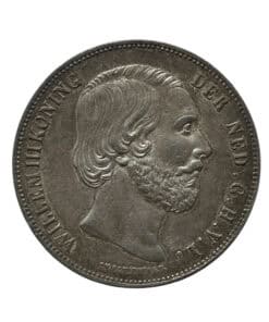 Netherlands Two and a Half Guilder 1859