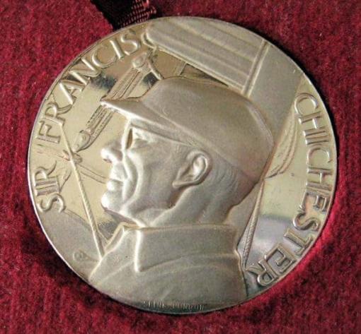 SIR FRANCIS CHICHESTER GYPSY MOTH COMMEMORATIVE MEDALLION