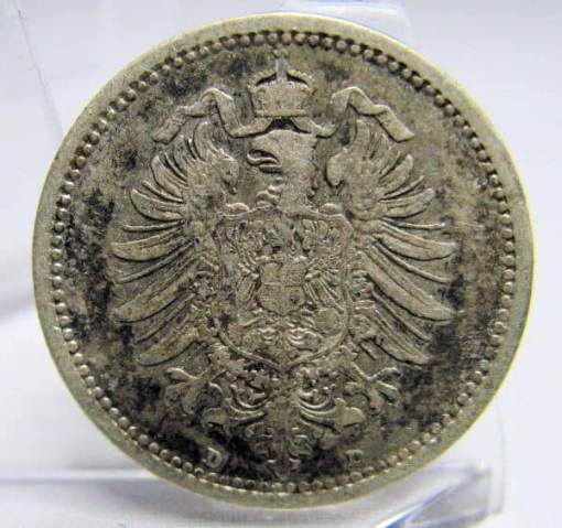 Germany Empire Period 50 Pfennig 1876D