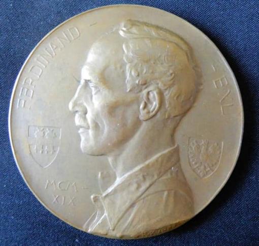 Austria Uniface Medal Ferdinand Exl 1919