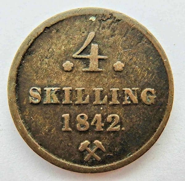 Norway 4 Skilling 1842