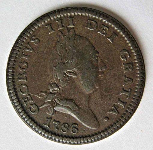 Isle of Man George III 1786 Penny
