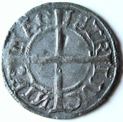 Livonian Order, Hermann von Bruggenei-Hasenkamp 1538 AR schilling