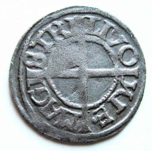 Livonian Order, Hermann von Bruggenei-Hasenkamp 1541 AR schilling