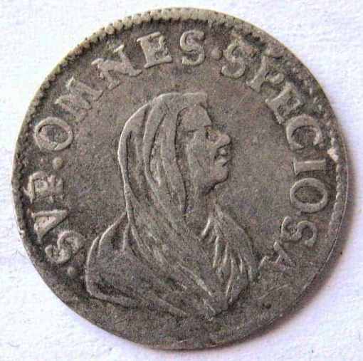 Italian States Pisa Silver Grosso or 1/2 Giulio 1715