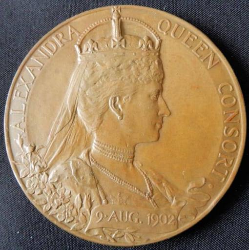 Edward VII and Queen Alexandra Large Coronation Medal