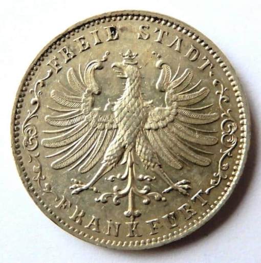 GERMAN STATES Frankfurt ½ Gulden 1849