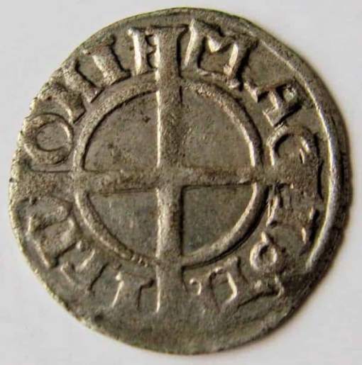 Livonian Order, Hermann von Bruggenei-Hasenkamp 1542 AR schilling