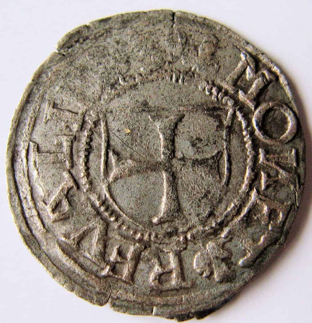 Livonian Order, Hermann von Bruggenei-Hasenkamp 1539 AR schilling R4