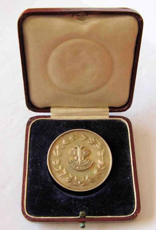 Port of Falmouth Week Porthallow Regatta 1st Prize Medal in Silver 1949
