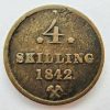 Norway 4 Skilling 1842