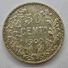 Belgium Silver 50 Centimes 1909