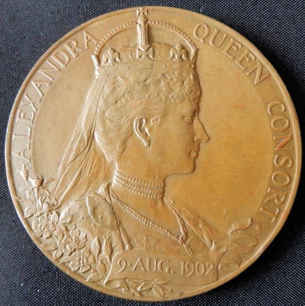 Edward VII and Queen Alexandra Large Coronation Medal