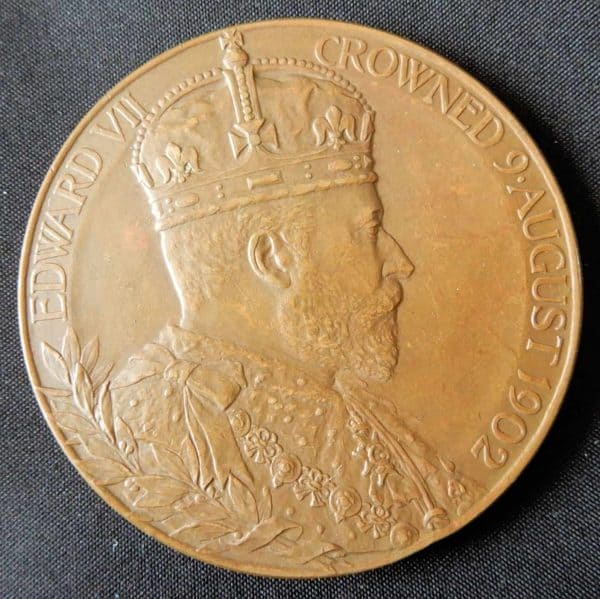 Edward VII and Queen Alexandra Large Coronation Medal