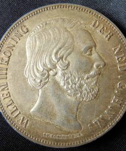Netherlands 2 1/2 Guilders 1859