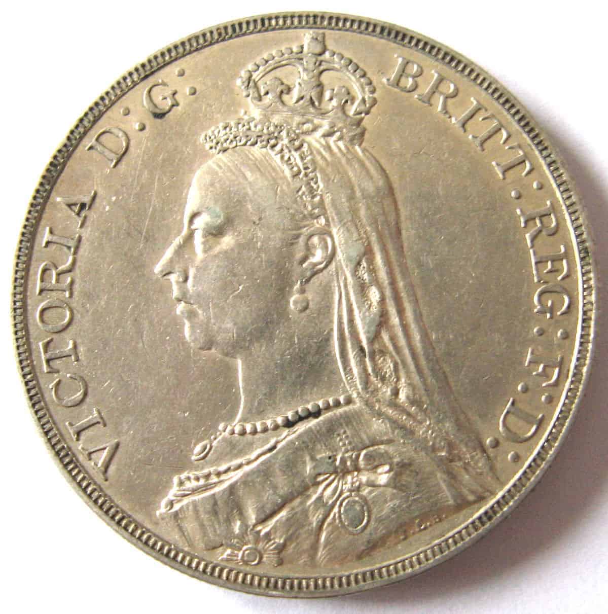 Victoria 1890 Silver Crown