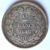 France Silver 2 Francs 1842W Lille
