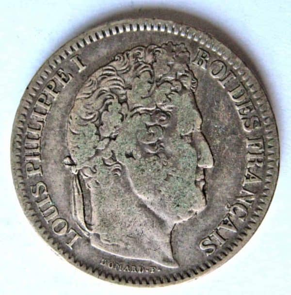 France Silver 2 Francs 1842W Lille