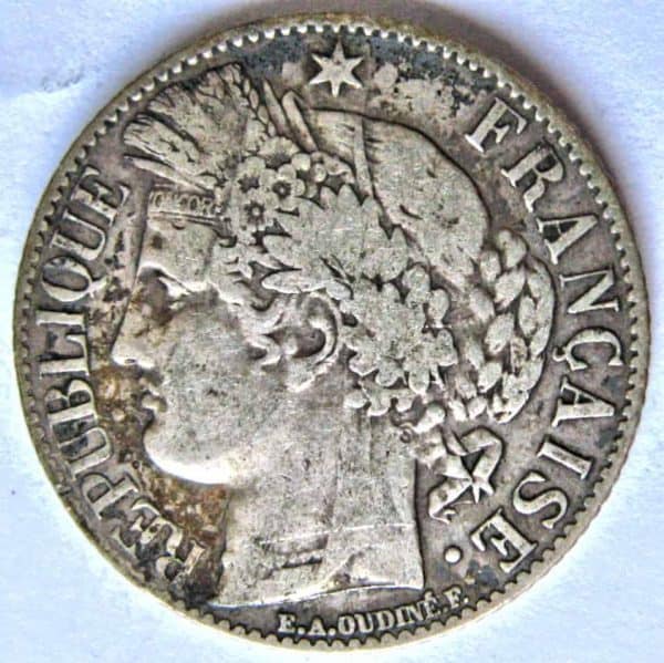 France Silver Franc 1894