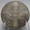 Queen Victoria Double Florin 1887 Arabic 1