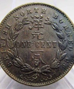 British North Borneo 1896H Cent (KM2) Scarce