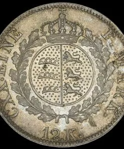 Germany WURTTEMBERG, Wilhelm I 12 Kreuzer 1824 w