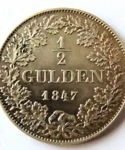 GERMAN STATES Frankfurt ½ Gulden 1847