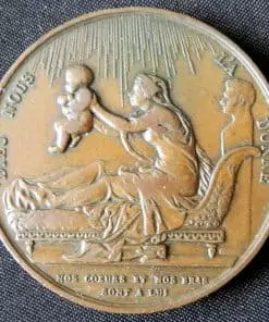 France Medal 1820 Birth of Duke of Berry Henri V by Gayrard