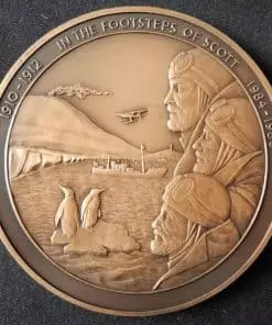 Royal Mint Medal - Swan Mear and Wood of 1984-1986 - 'In the Footsteps of Scott'