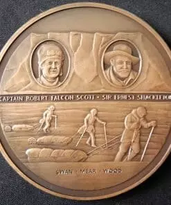 Royal Mint Medal - Swan Mear and Wood of 1984-1986 - 'In the Footsteps of Scott'