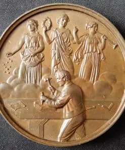 Crystal Palace Exhibition Medal - Third South London Working Classes Industrial Exhibition in 1869