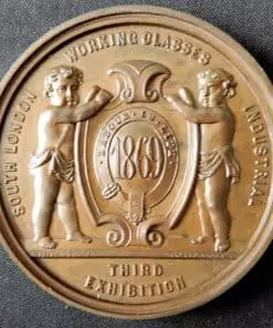 Crystal Palace Exhibition Medal - Third South London Working Classes Industrial Exhibition in 1869