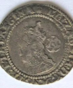 Elizabeth I Sixpence 1572 Ermine mm