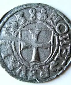 Livonian Order, Hermann von Bruggenei-Hasenkamp 1538 AR schilling