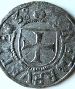 Livonian Order, Hermann von Bruggenei-Hasenkamp 1538 AR schilling
