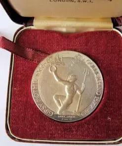 SIR FRANCIS CHICHESTER GYPSY MOTH COMMEMORATIVE MEDALLION