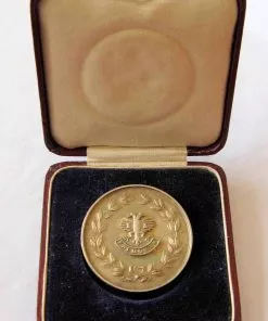 Port of Falmouth Week Porthallow Regatta 1st Prize Medal in Silver 1949