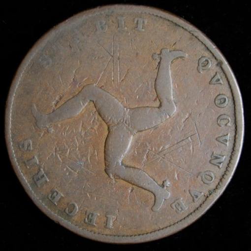 Isle of Man Victoria Penny 1839