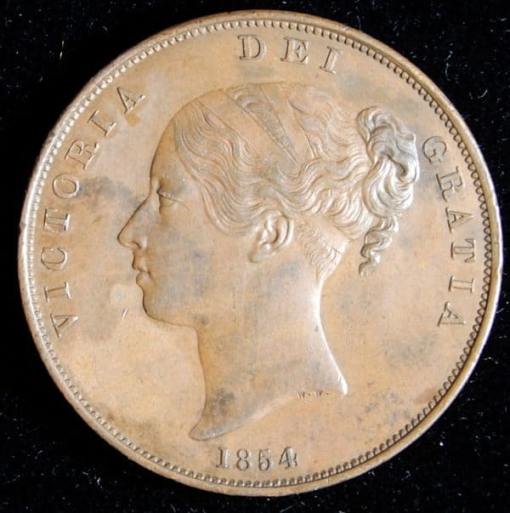 Victoria Penny 1854 OT DEF: - Image 2