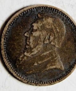 Alternative view of South Africa Threepence 1896