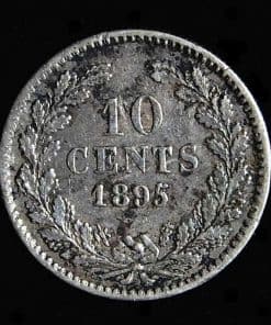 Netherlands Ten Cents 1895
