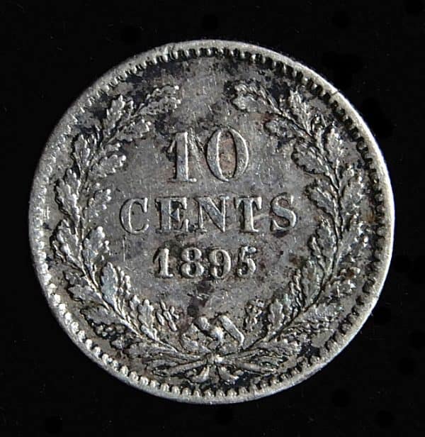 Netherlands Ten Cents 1895