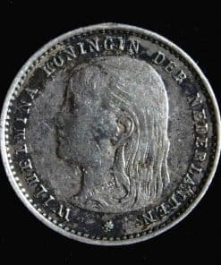 Alternative view of Netherlands Ten Cents 1895