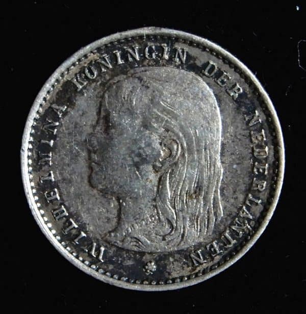 Netherlands Ten Cents 1895 - Image 2