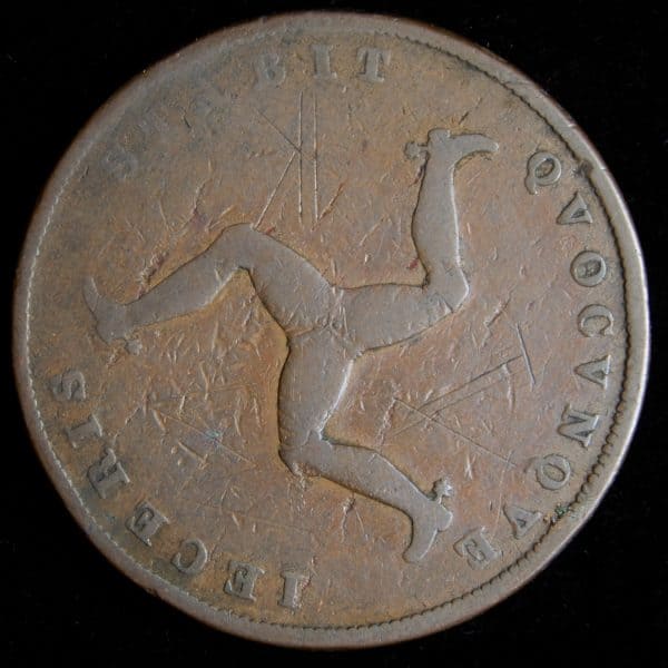 Isle of Man Victoria Penny 1839