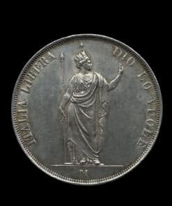 Italian States Lombardy-Venetia Revolutionary 5 Lira 1848M