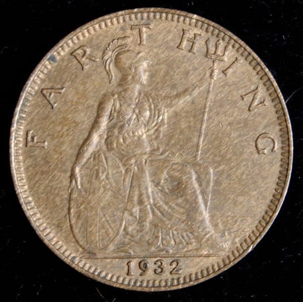 George V Farthing 1932 - Image 2