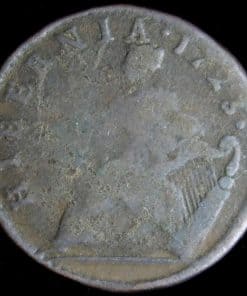 Alternative view of Ireland Halfpenny 1723 William Wood's Coinage